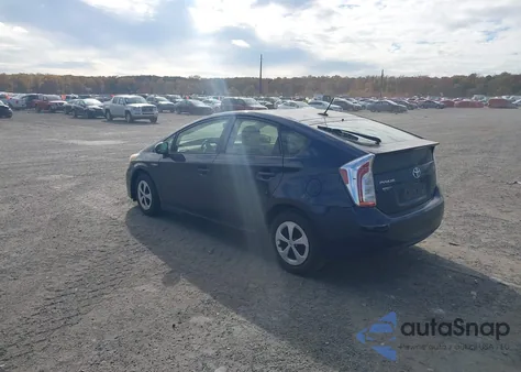 2013 Toyota Prius Three из США, поврежденный, VIN JTDKN3DU4D1727585